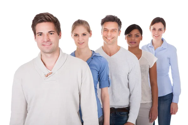 Grupo de pessoas sorrindo — Fotografia de Stock