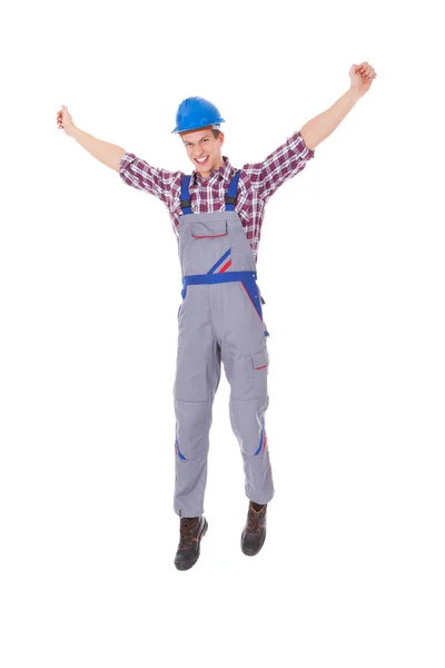 Excited Male Worker — Stock Photo, Image