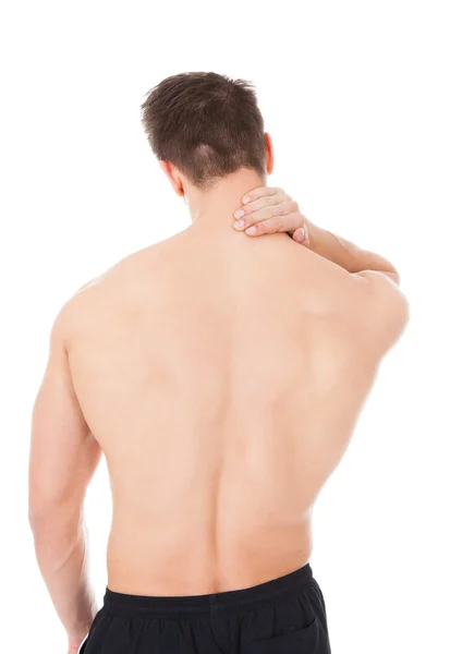 Man Suffering From Neck Pain — Stock Photo, Image