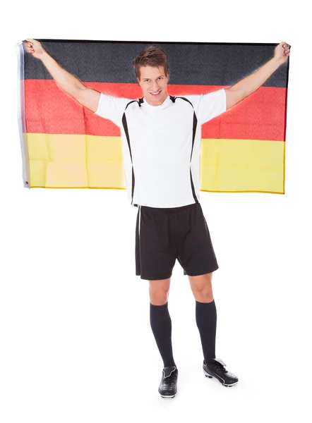 Німецький футболіст — стокове фото