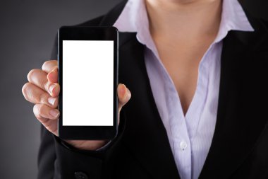 işadamının gösteren cep telefonu