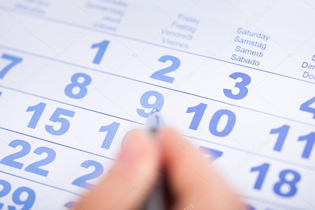 Businessperson With Calendar