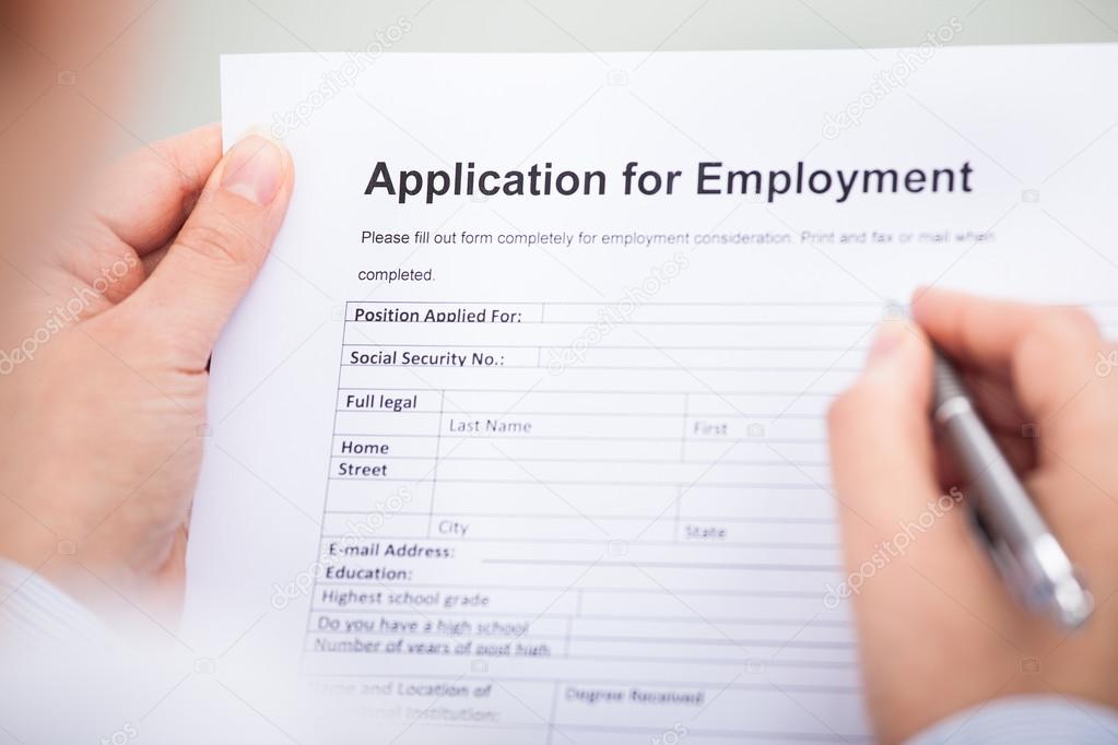 Businessperson With Employment Form