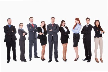 büyük bir grup iş adamları