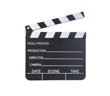 yeni bir kayıt hazır bir klasik film clapper Close-Up