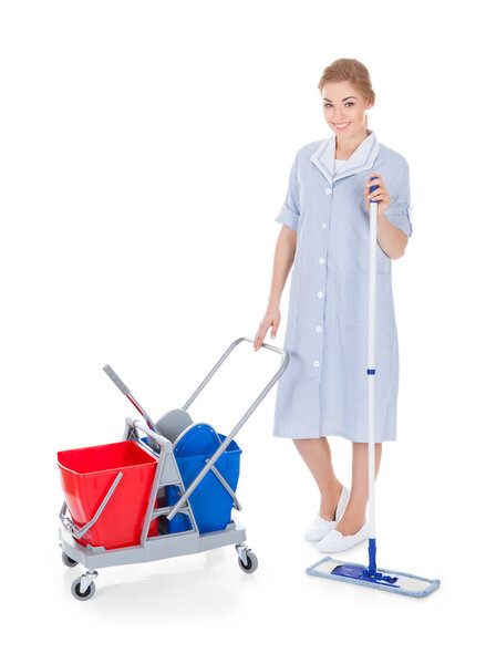 Уборка пола для горничной
