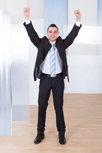 Successful Businessman In Office — Stock Photo, Image