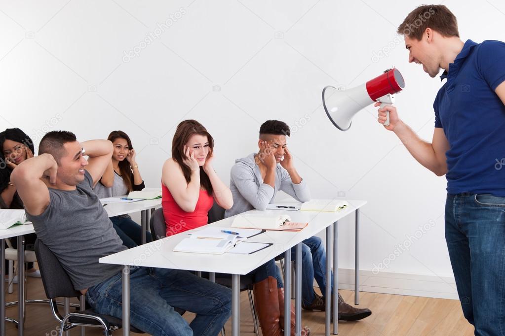 Teacher Yelling At Class