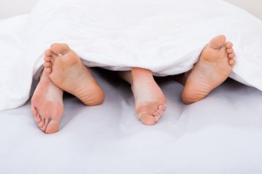 battaniyenin altında samimi bir çift düşük bölümü
