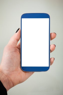 işkadını'nın elini tutarak smartphone