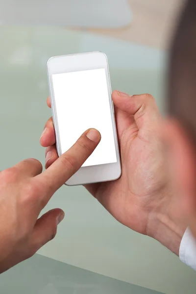 Businessman Using Smart Phone — Stock Photo, Image