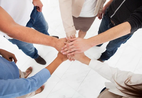 Businesspeople Stacking Hands — Stock Photo, Image