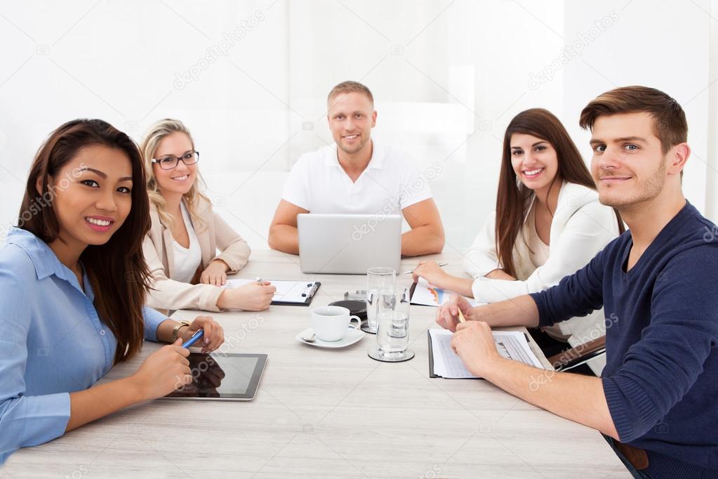 Businesspeople In Meeting