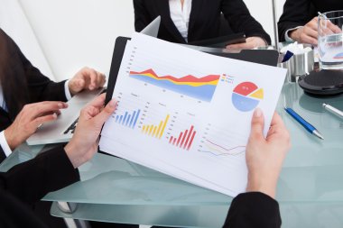 iş kadını holding finansal gelişme grafik