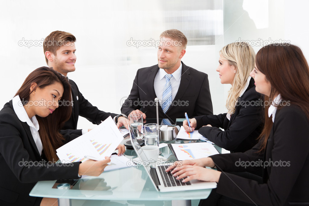 Businesspeople In Meeting