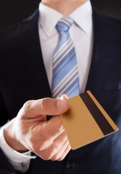 Businessman with Credit Card — Stock Photo, Image