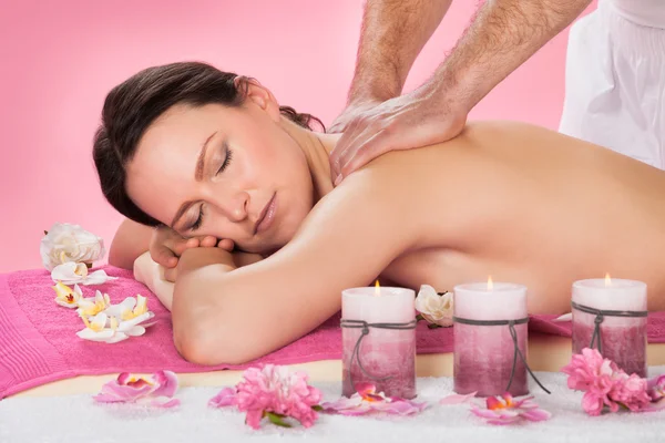 Woman In Spa — Stock Photo, Image