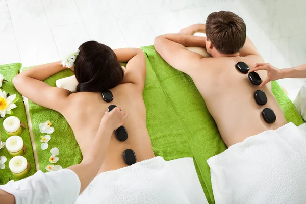 Couple  At Spa — Stock Photo, Image