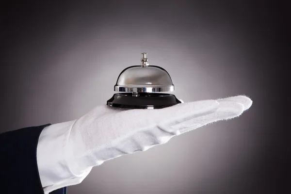 Bellman mão com Bell — Fotografia de Stock