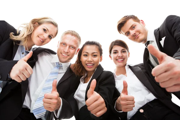 Business People Gesturing Thumbs Up Stock Picture