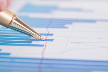 Ofis Büro grafik analiz işadamı