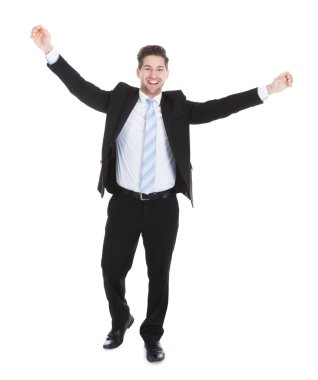 işadamı kutluyor başarı