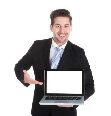 işadamı laptop görüntüleme