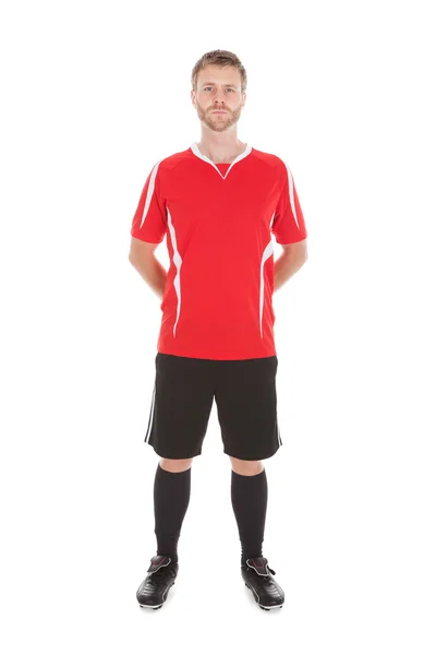 Uomo adulto medio in abbigliamento sportivo in piedi — Foto Stock