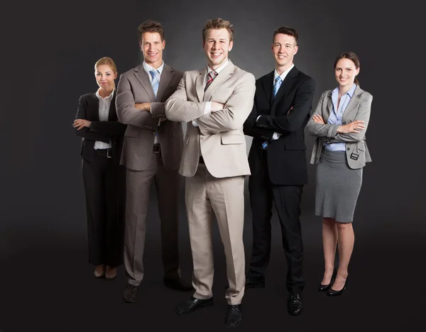 Business Team Braccia in piedi incrociate — Foto Stock