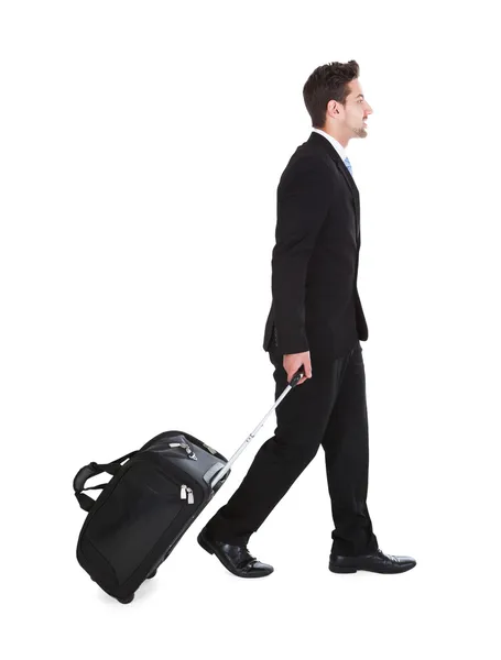 Biznesmen z bagażem — Zdjęcie stockowe