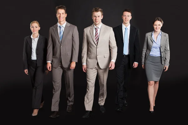 Confident Business People Walking — Stock Photo, Image
