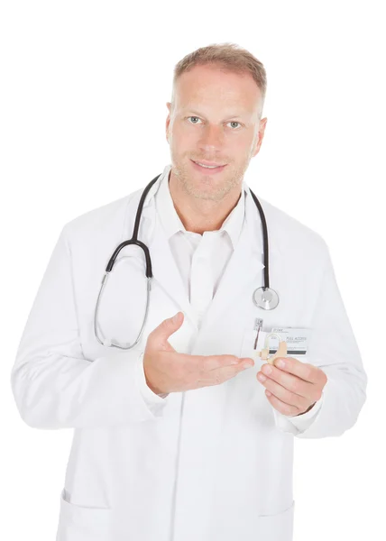 Appareil auditif Doctor Holding — Photo