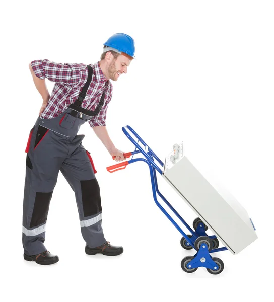 Worker Suffering From Backache — Stock Photo, Image