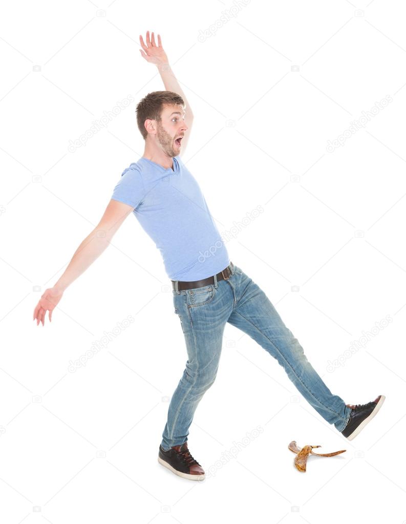 Man Slipping — Stock Photo © AndreyPopov #49939653