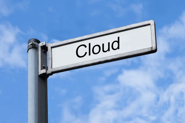 Cloud Sign — Stock Photo, Image