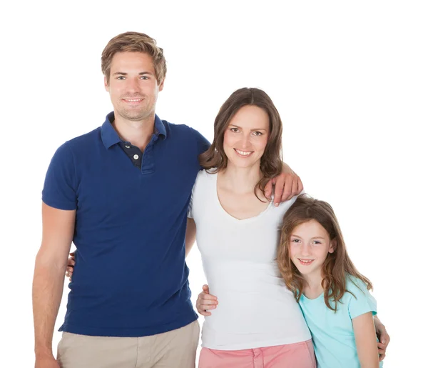 Retrato de familia sonriente — Foto de Stock