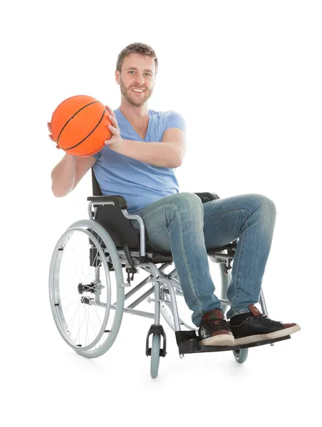 Joueur de basket handicapé — Photo