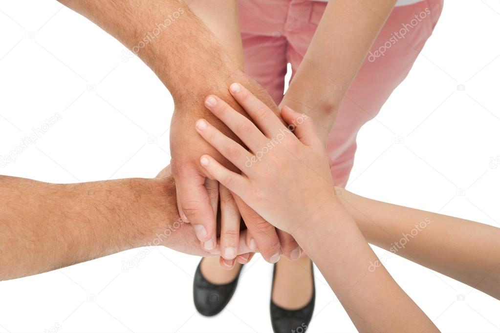 Family Stacking Hands