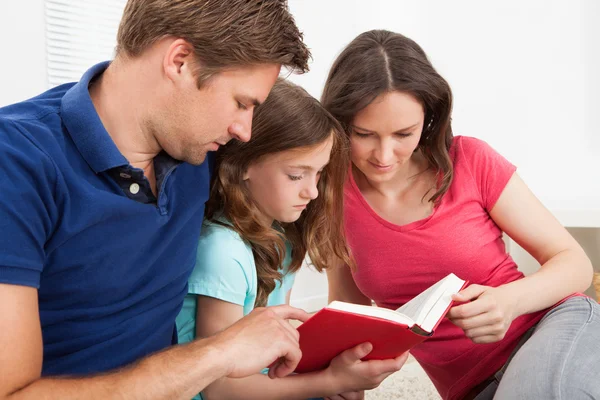 Rodinná kniha čtení — Stock fotografie