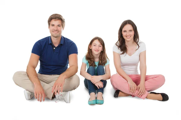 Happy Family sitting — Stock Photo, Image