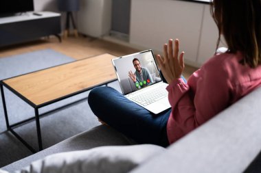 Bilgisayarda Sanal Çevrimiçi Görüntü Konferansı Webinar Çağrısı