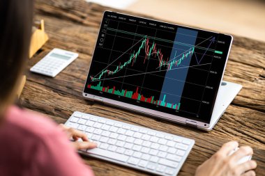 Dizüstü bilgisayarda hisse senedi ticareti. Borsa Web Sitesi Çizelgesine Bakan Simsar