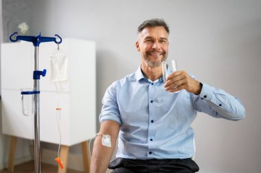 Vitamin terapisi IV Drip Infüzyon İnsan Kanında