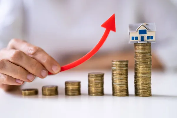 Investitionen Auf Dem Immobilienmarkt Hausgeld Und Steuern — Stockfoto