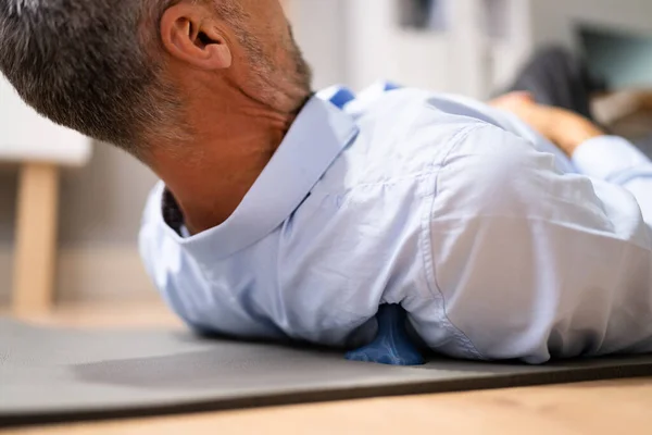 Ferramenta Ponto Gatilho Traseiro Para Liberação Pressão Miofascial Massagem — Fotografia de Stock