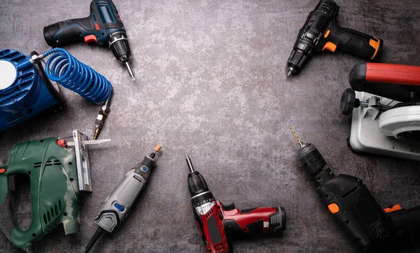 Elektrisch Handgereedschap Reparatiewerkplaats — Stockfoto