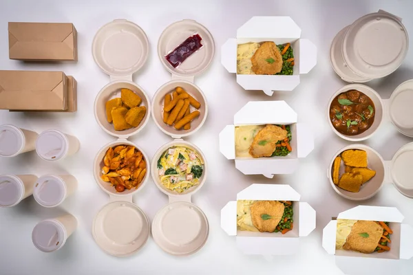 Refeição Alimentar Saudável Fresca Jantar Restaurante — Fotografia de Stock