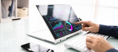 Dijital Veri Teknolojisi. KPI İş Kontrol Paneli Teknolojisi