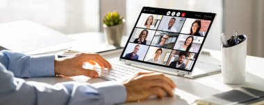 Çevrimiçi Dijital İK Video Konferansı Webinar. İş Çağrısı