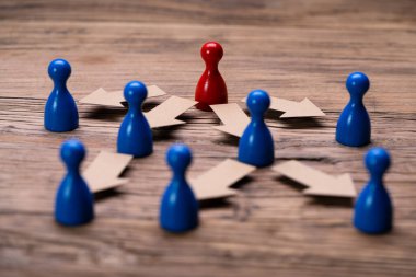 Organizasyon Ekibi Konsepti. İş Çalışma Delegasyonu Yapısı